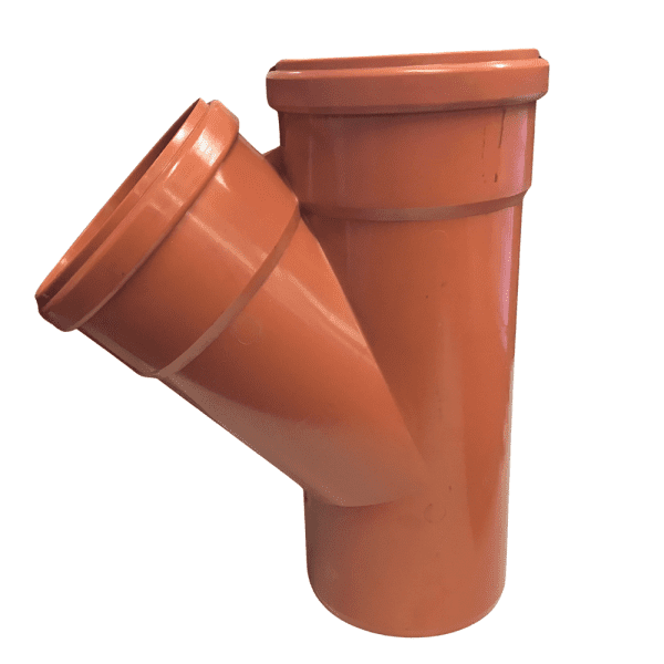 For more products from this manufacturer see Funke Funke 45 Deg Double Socket Junction Underground 110mm