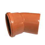 Funke 45 Deg Single Socket Bend Underground 110mm