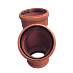 Funke 45 Deg Triple Socket Junction Underground 110mm