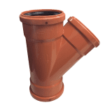 Funke 45 Deg Triple Socket Junction Underground 110mm