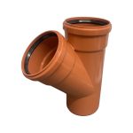 Funke 45 Deg. Single Socket Bend Underground 110mm UG45DSJ