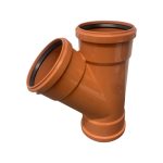 Funke 45 Deg. Triple Socket Junction Underground 110mm UG45TSJ
