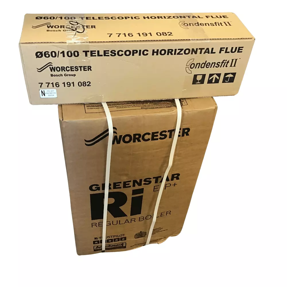 Worcester 15 Ri Boiler And Flue