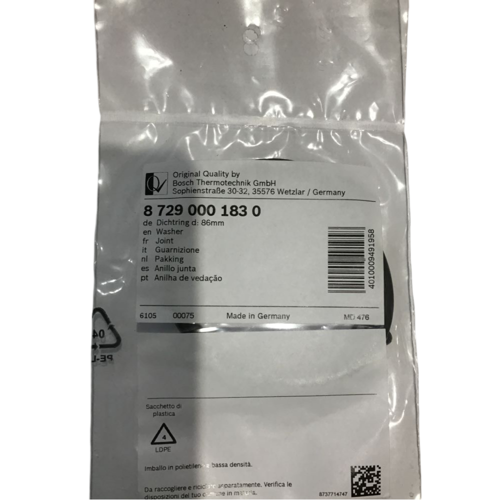 Worcester 87290001830 Washer Worcester 87290001830 Washer