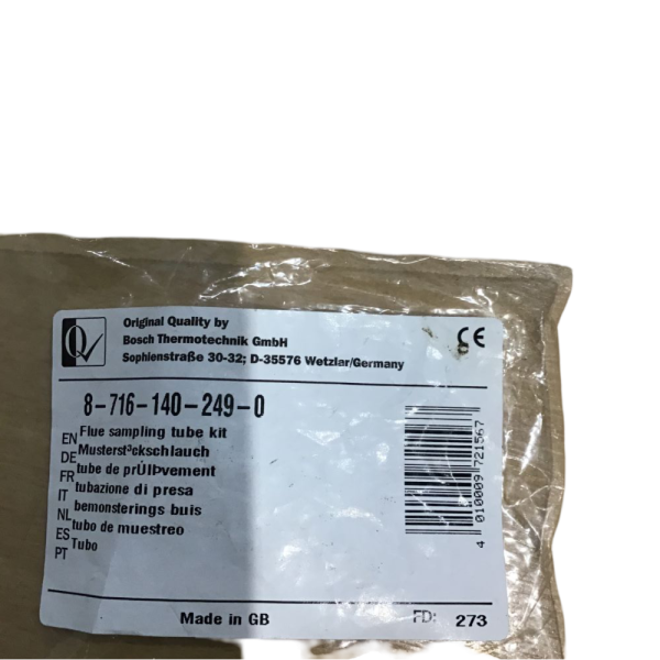 Worcester 87161402490 Flue Sampling Tube Kit