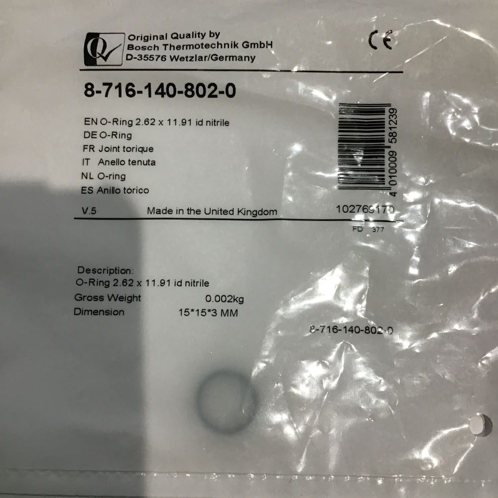 Worcester 87161408020 O-Ring 2.62 x 11.91 id nitrile Worcester 87161408020 O-Ring 2.62 x 11.91 id nitrile