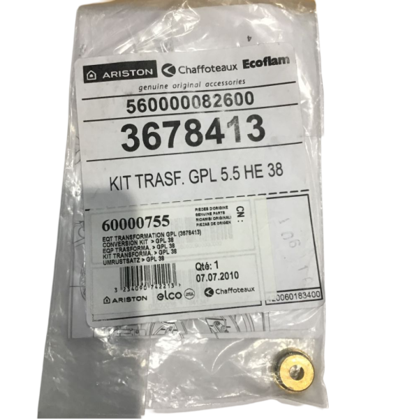 Ariston 60000755 Conversion Kit PGL HE 38