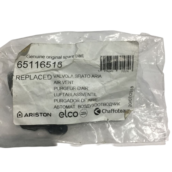 Ariston 65116518 Air Vent