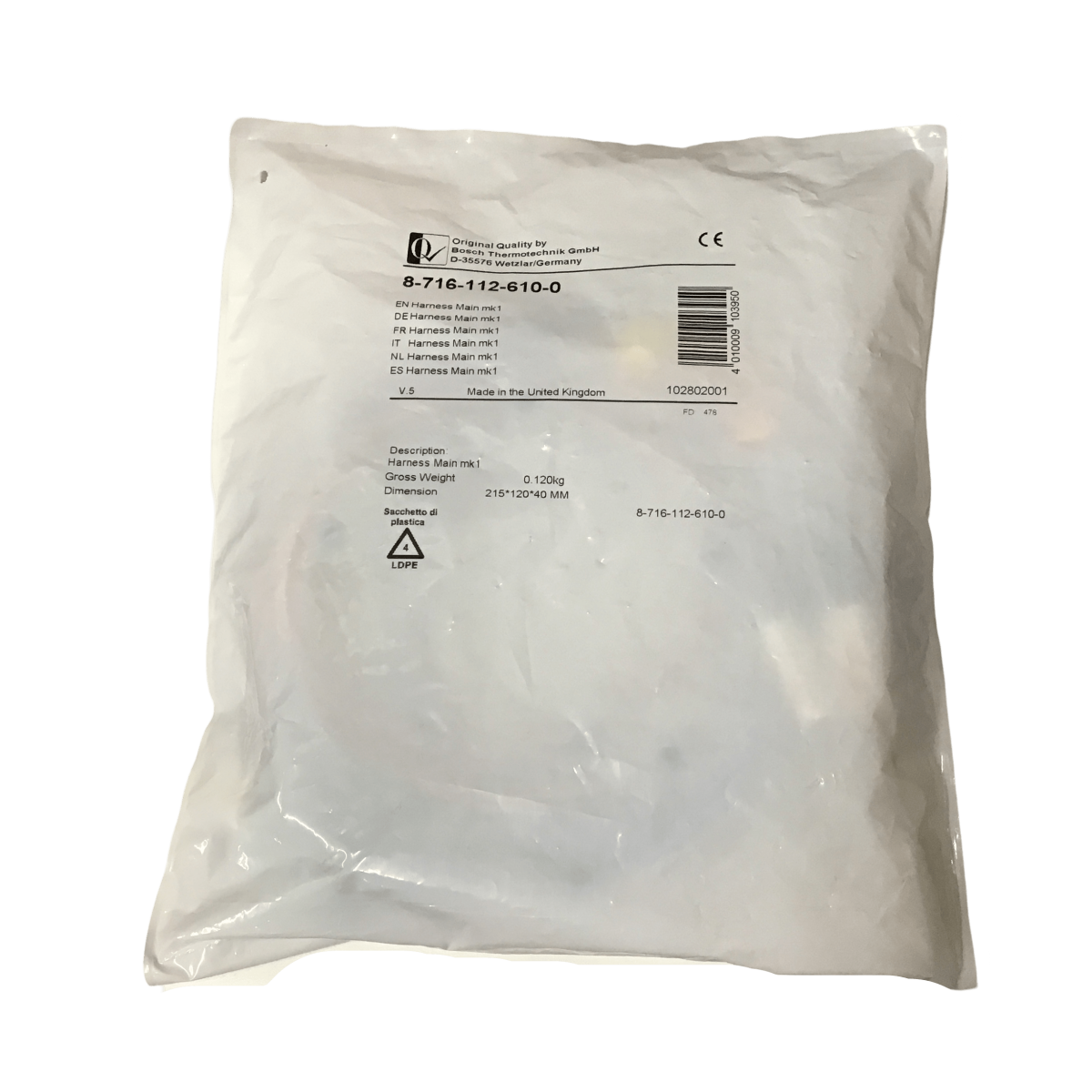 Worcester 87161126100 Harness Main MK1