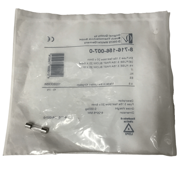 Worcester 87161560070 Fuse 3.15a Fast Blow 20 x 5mm