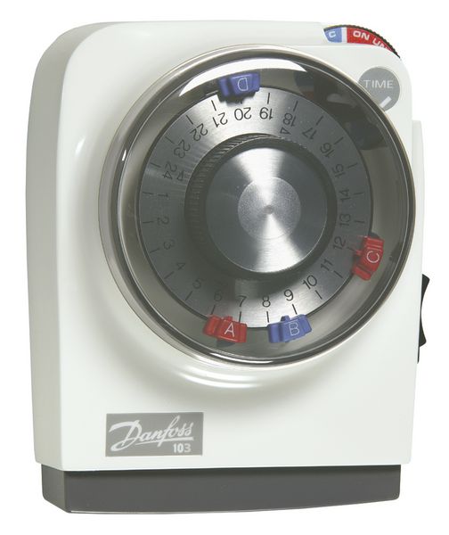 Danfoss 103 FRU Timeswitch 24 hour Mechanical Mini-Programmer 087N655600