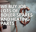 We Buy Job Lots of Boiler Spares and Heating Parts