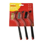 Amtech S3535 3 Piece 2-in-1 Brush Set