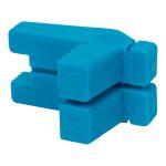 Rubber surface and grooves stops slippage