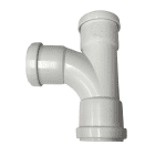 Push Fit 40mm Tee White