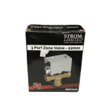 Strom SSZV2232 3 Port Zone Valve 22mm