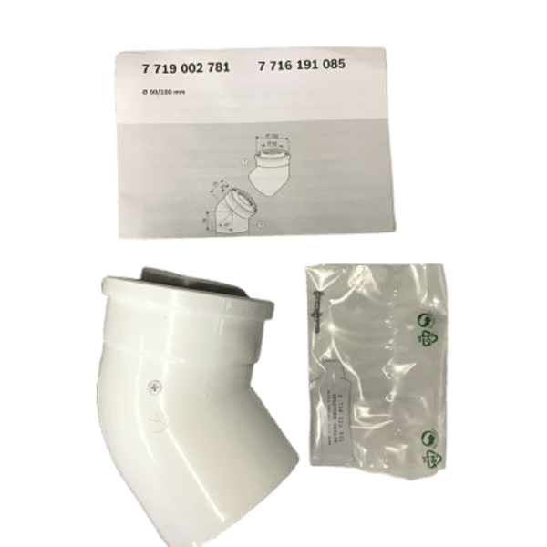 Worcester 7716191085 Flue Bend Single