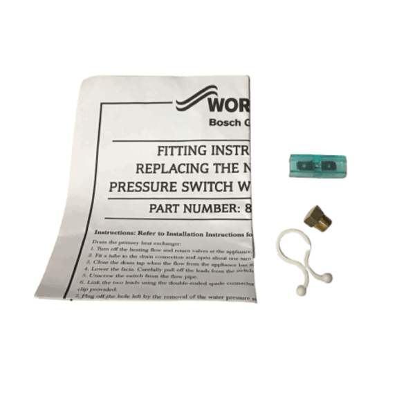 Worcester 87161022860 System Pressure Switch Replacement Kit