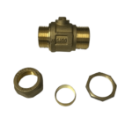 Worcester 87161424360 22mm Bulkhead Valve