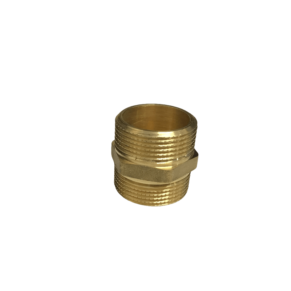 1 1/4″ Male to Male Brass Connector/Coupler 1 1/4″ Male to Male Brass Connector/Coupler